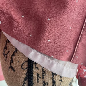 Vintage Cottagecore Maxi Dress Ruffle Details Fan Print Size Medium 70s image 9