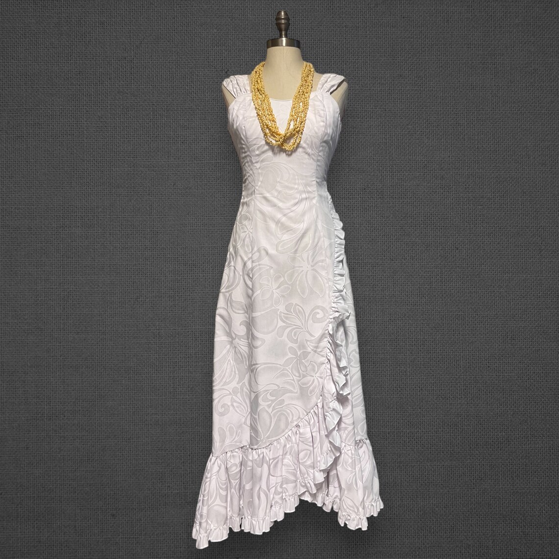 Princess Kaiulani Hawaiian Wedding Dress Sleeveless Muumuu Etsy