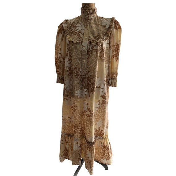 Vintage Hawaiian Luau MuuMuu Dress T & L Muumuu Ha
