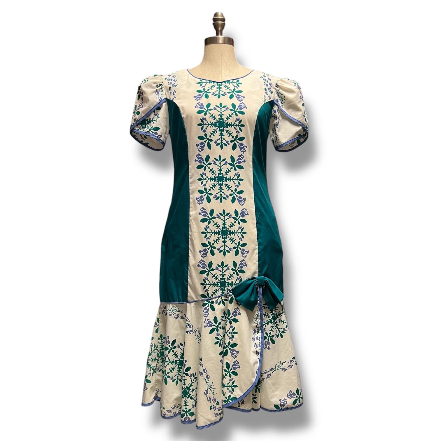 トリリチャード　ゴールデンモナーク　ムームー　ハワイアンドレス　リバティハウス Vintage Hawaiian Muumuu Dress Tori Richard Golden Monarch