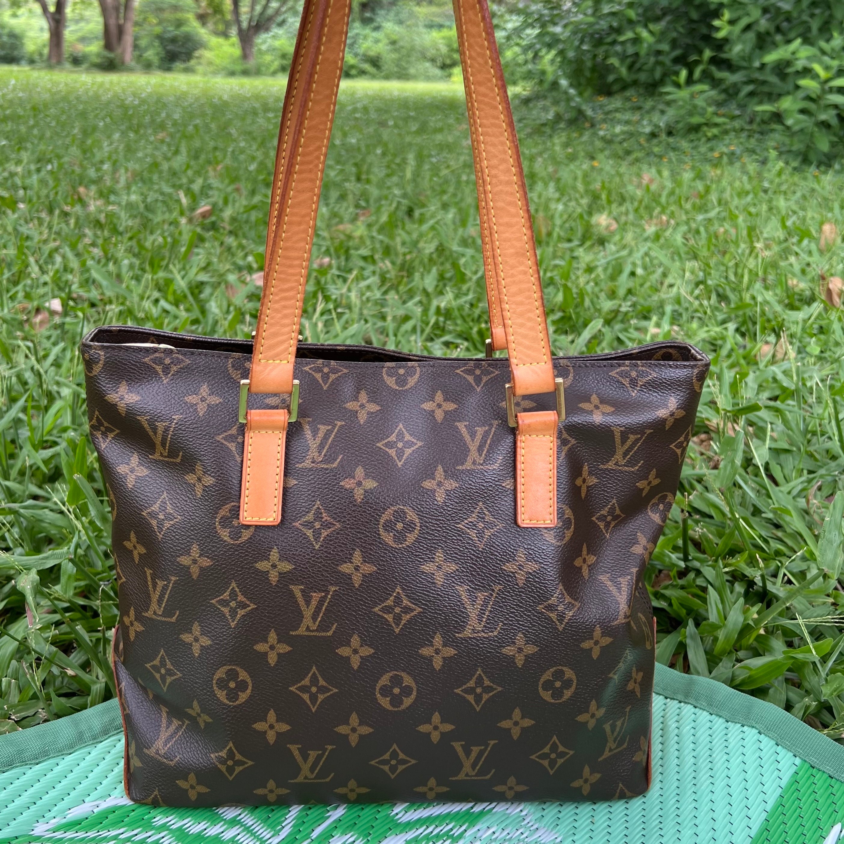 Louis Vuitton Monogram Cabas Piano Shoulder Tote Bag Authentic Etsy UK