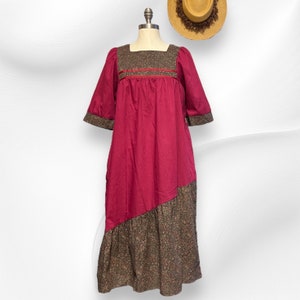 Vintage Hawaiian Muumuu Liberty House Dress Cottagecore Size Medium ...