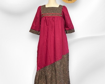 Vintage Hawaiian Muumuu Liberty House Dress Cottagecore Size Medium Paisley