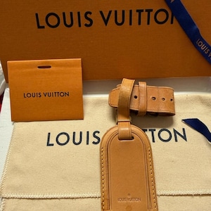 Authentic louis vuitton luggage tag - Etsy 日本