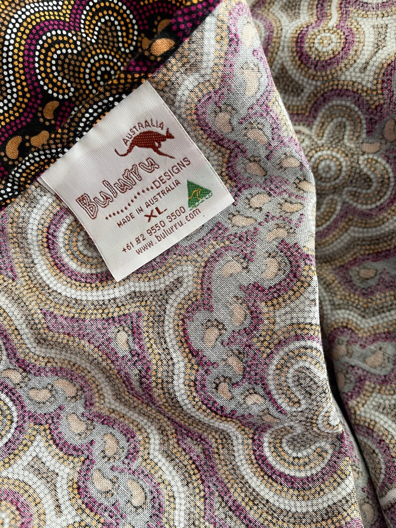 Bulurru ON WALKABOUT Australian Aboriginal Art Fabric Etsy