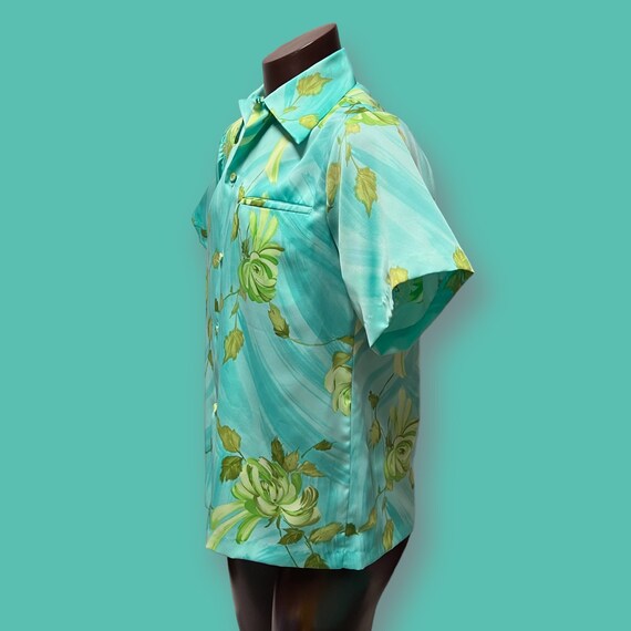 Vintage Mens Sears Hawaiian Fashions Aloha Shirt,… - image 4