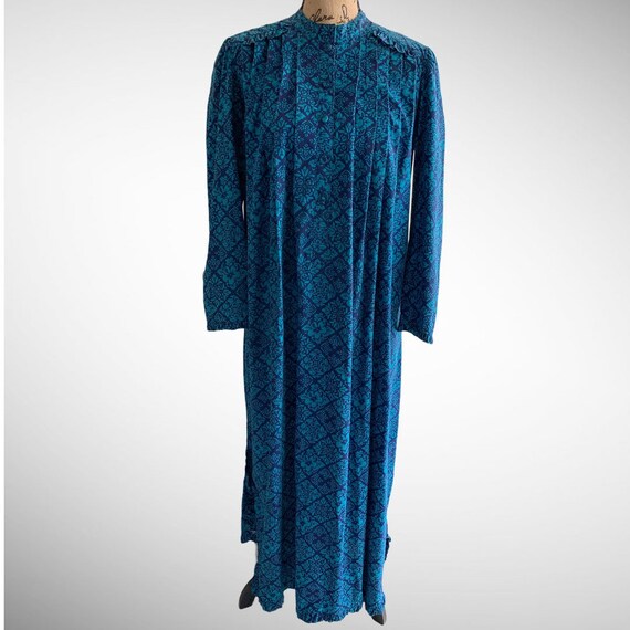 Vintage Hawaiian MuuMuu Dress Hawaii Floral 70s 80