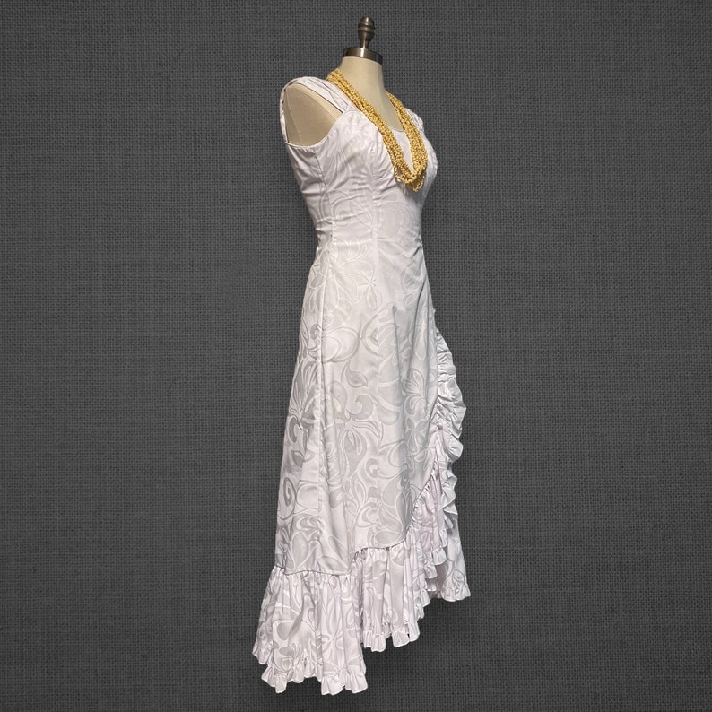 Princess Kaiulani Hawaiian Wedding Dress Sleeveless Muumuu Etsy