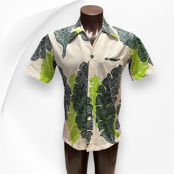 Vintage 70s Tropicana Hawaiian Aloha Shirt Retro Mod Hawaiian  