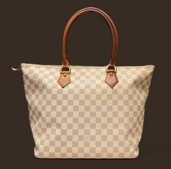 Louis Vuitton Authentic Damier Azur Saleya MM Tote Bag