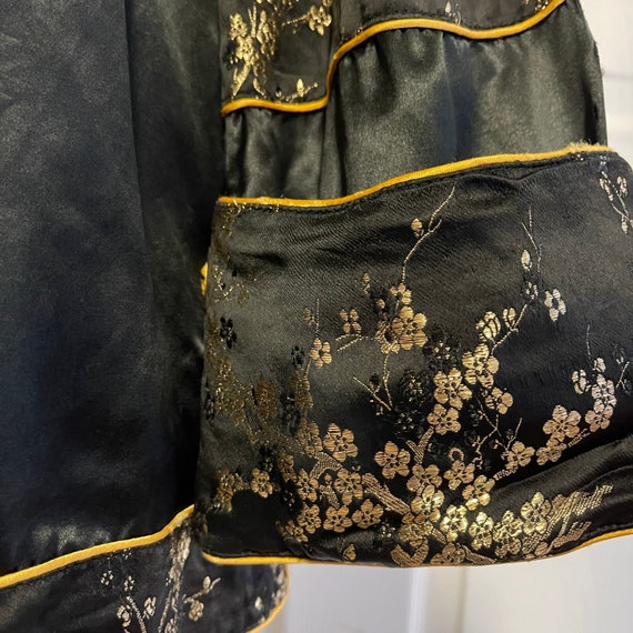 Chinese Kimono Embroidered Cherry Blossom 1960s F… - image 4
