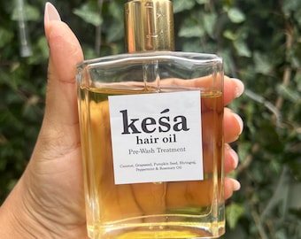 Aceite para el crecimiento del cabello Keśa / Suero orgánico natural para la caída del cabello posparto y hormonal