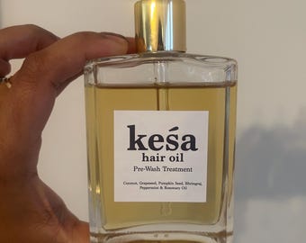 Keśa Hair Growth Oil | Natural Organic Serum for Alopecia Hair Loss with DHT Blockers