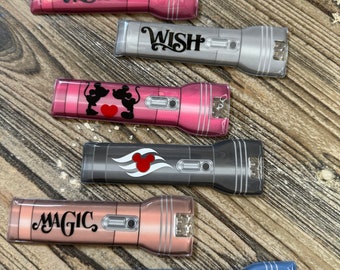 Disney Inspired Flashlight Magnet / Disney Fish Extender / Disney Flash Light / Disney Cruise / Cruise Gift / Gifts / Party Gift