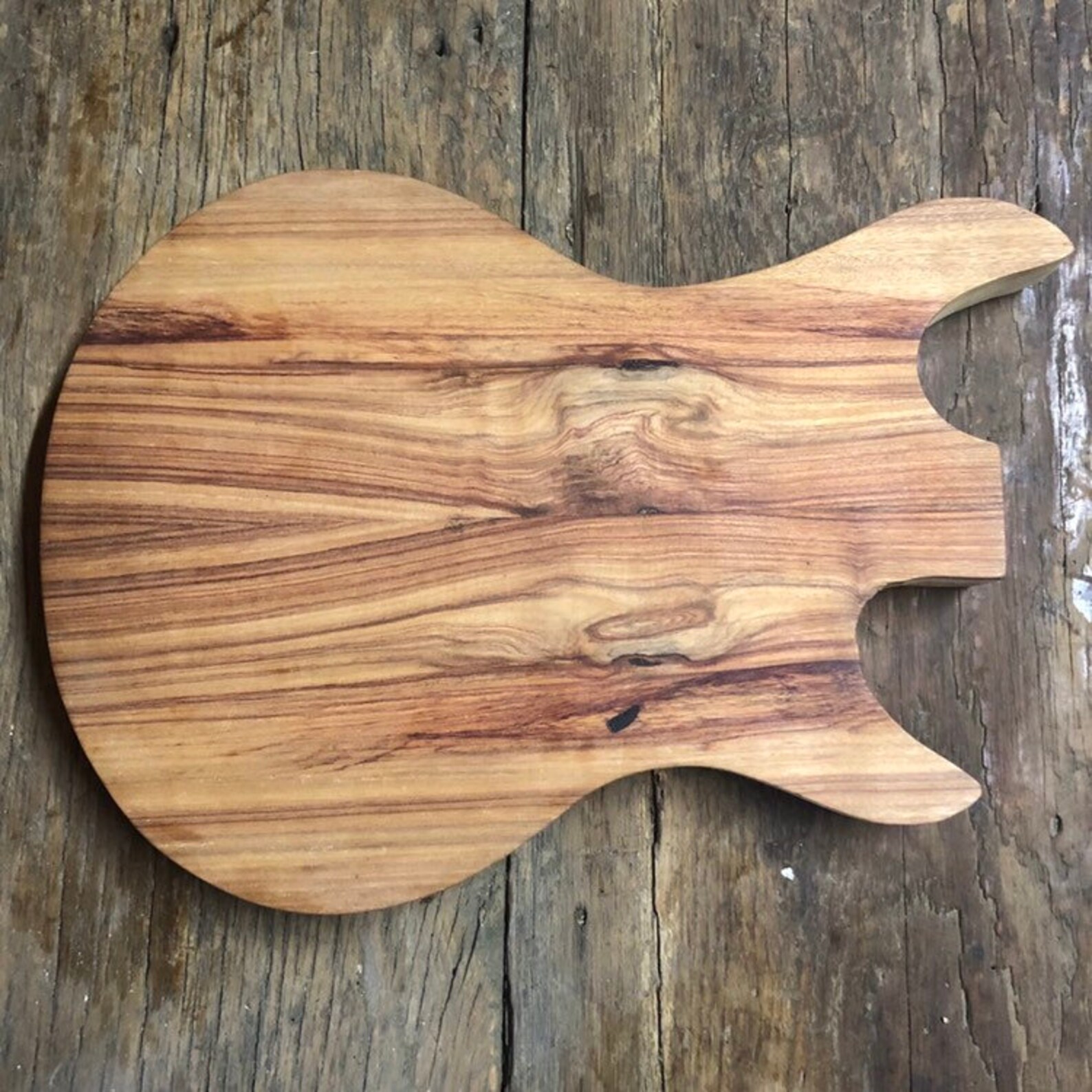 Guitar Body Blank Canary Wood & Ash Etsy