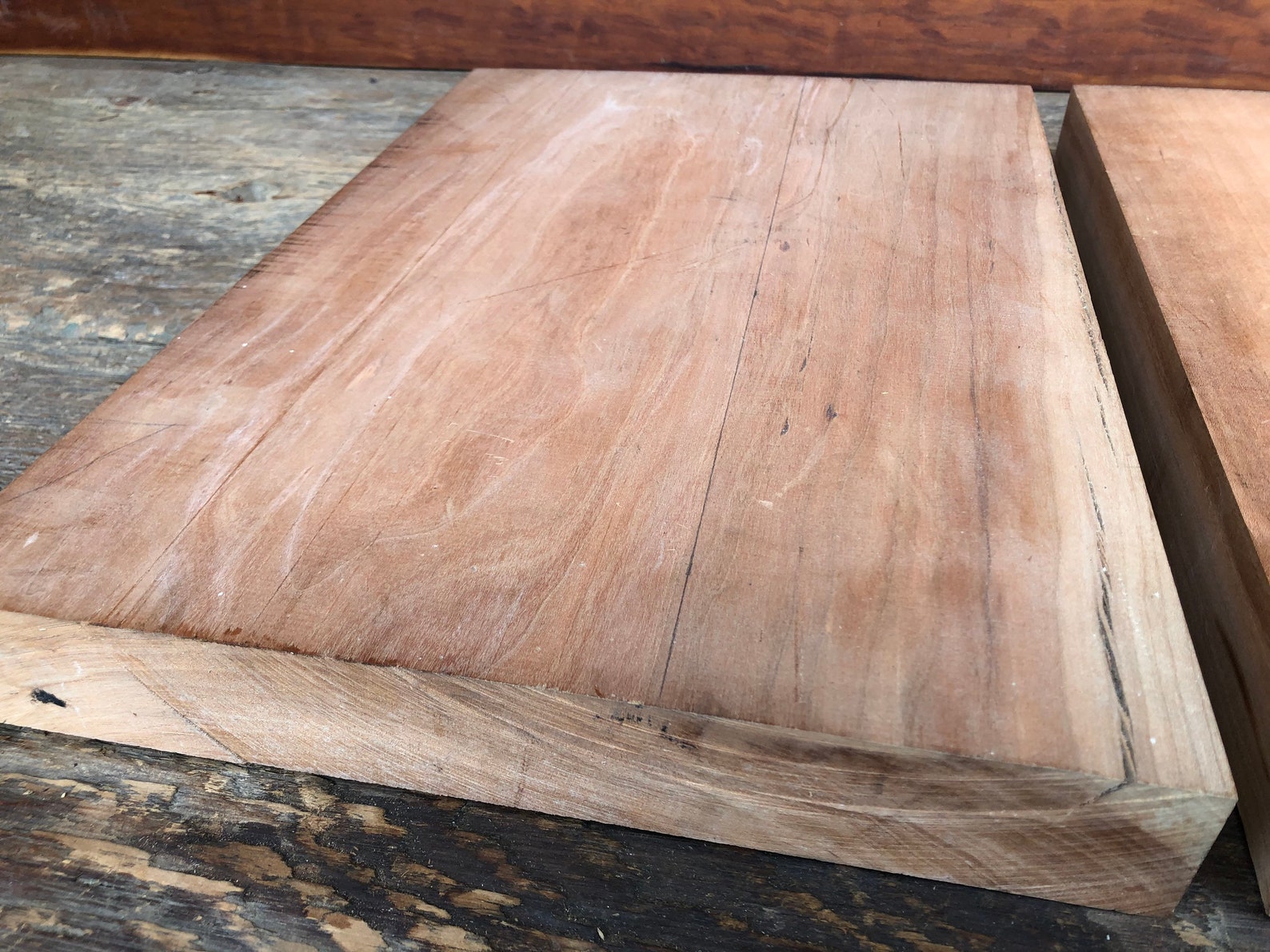 Black Cherry Lumber Slabs 2 Piece Set Etsy