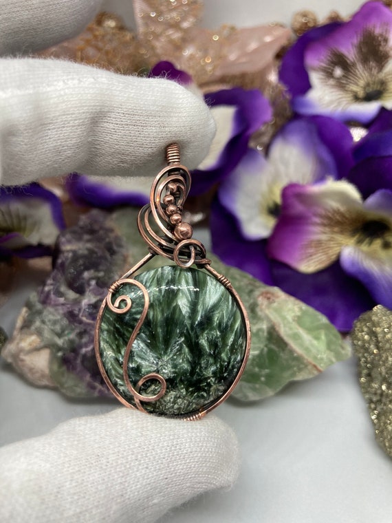 Seraphinite necklace best sale