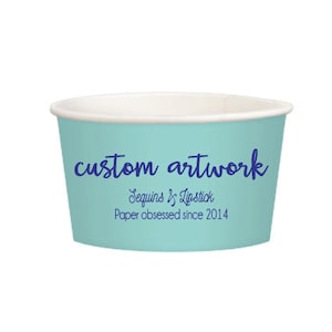Paper treat cups, Personalized cups, Personalized paper cups, Serving cups, Birthday party cups, Custom paper cups, Customizable cups