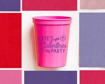 Galetines day decorations, Galentine's day party favors, Be my Galentine, Valentines day party favor, Valentines cup, Galentine plastic cups