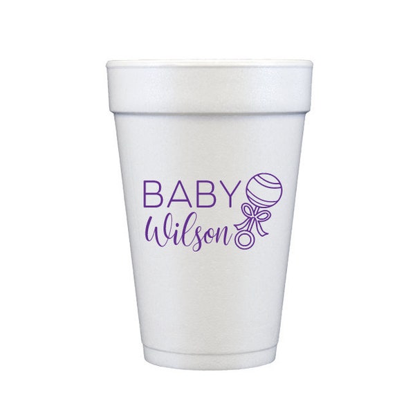 Baby Shower Cups Etsy