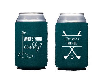 Golf birthday can cooler, Golf birthday favor, Golf birthday decorations, Golf par tee, Golf theme party, Adult birthday party favor, hugger