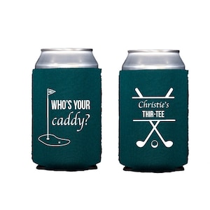 Golf birthday can cooler, Golf birthday favor, Golf birthday decorations, Golf par tee, Golf theme party, Adult birthday party favor, hugger