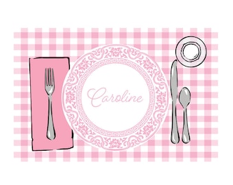 Personalized Name Placemats Romantic Lip Love Placemats Table Mats Custom Place Mat for Kids Boys Learning Kitchen Dining Table Restaurant Home Decor 12x18 Set of 4 Personalized Name Placemats Romantic Lip Love Placemats Table Mats Custom Place Mat for Kids Boys Learning Kitchen Dining Table Restaurant Home Decor 12x18 Set of 4