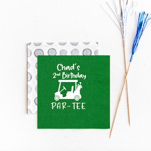 Golf napkins, Golf birthday napkins, Golf birthday party, Golf birthday favor, Golf birthday decor, Personalized napkins, Birthday napkins