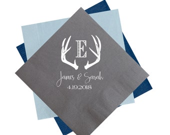 The Greatest Of These Is Love Personalized Wedding Napkins Etsy