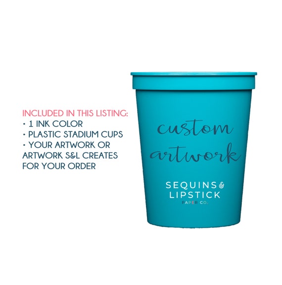 Custom Plastic Stadium Cups