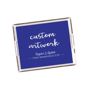 acrylic tray, custom tray, lucite catchall, acrylic accessory, monogrammed tray, jewelry organizer, acrylic decor, needlepoint tray