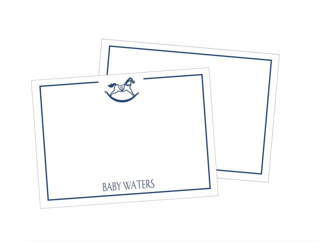 Baby Boy Stationery Baby Stationery Monogrammed Stationery Set Baby Boy