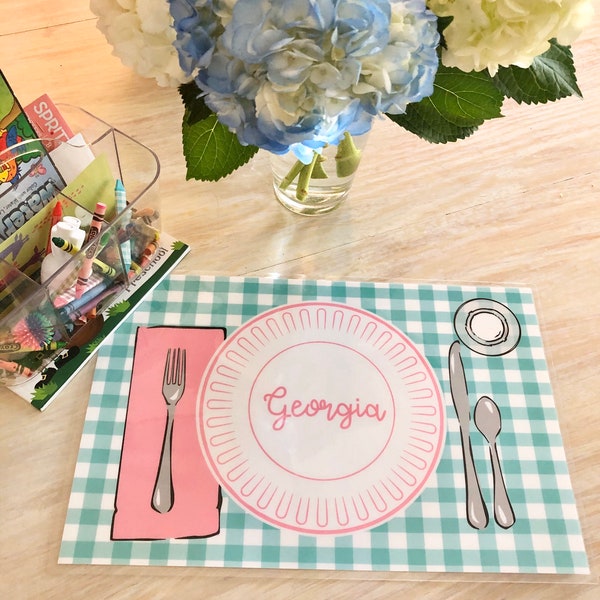 Buy Kids Placemats Etsy