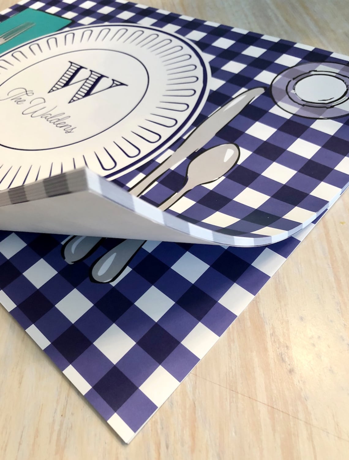 Personalized Placemat Paper Placemat Custom Placemats Etsy