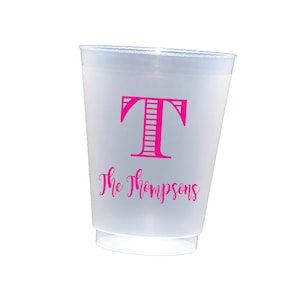 personalized cup, shatterproof cups, wedding cups, frosted cups, frost flex cups, monogram cups, custom party cups, custom wedding cups,