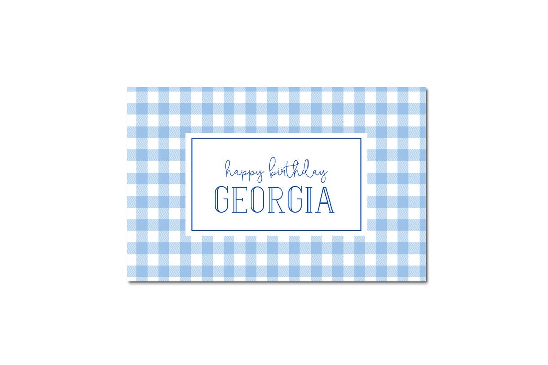 Paper Placemats, Birthday Placemat, Disposable Placemat, Personalized