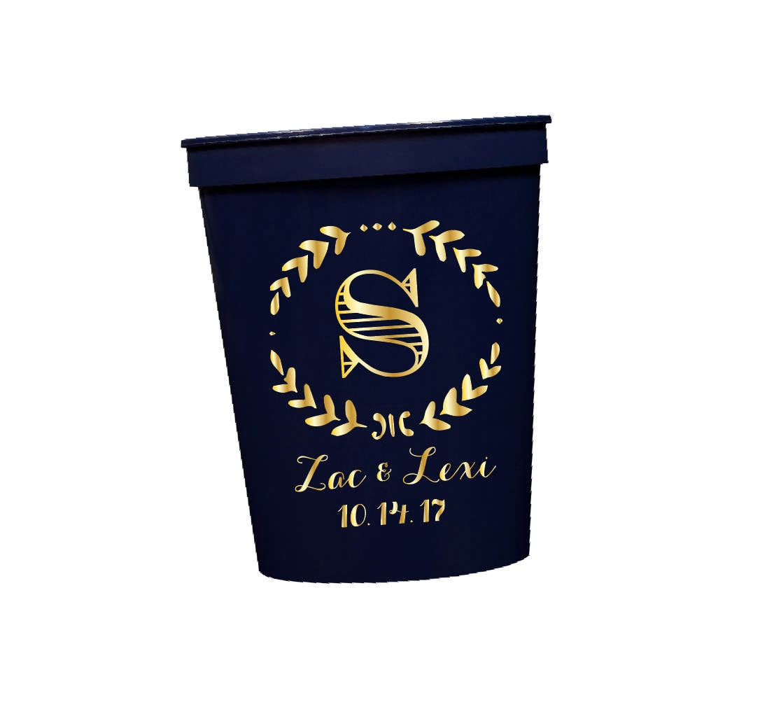 Wedding Cups Personalized Cups Wedding Reception Favor Party
