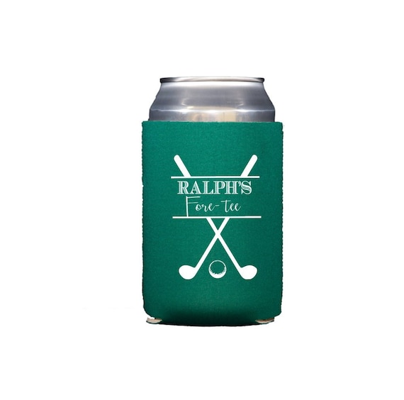 Golf party can cooler, Golf birthday favor, Golf can cooler, Fore tee, Guys birthday party, Golf theme party, Golf favor, Birthday cancooler