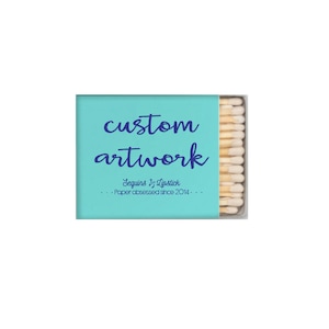 Custom matches, logo printing, custom matchbox, wedding matches, sparkler sendoff