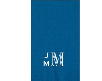 Personalized guest towels, monogrammed guest towel, reception guest towels, wedding napkins