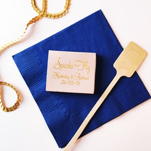Wedding matches, Personalized matchbook, reception matches, wedding matchbox, wedding matchbook