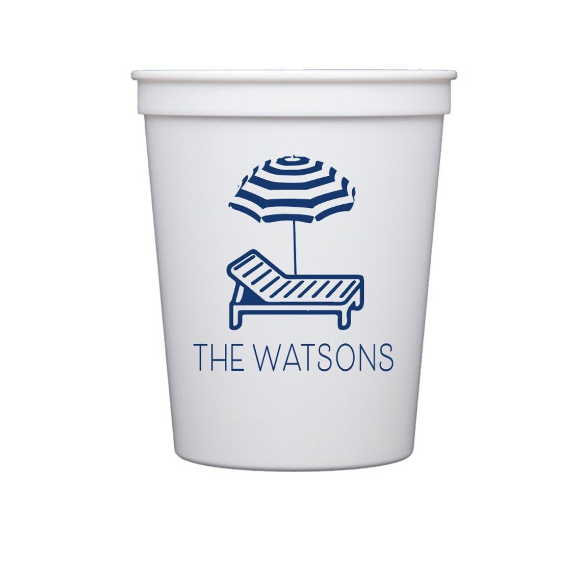 Pool Cups Personalized Plastic Cups Housewarming Gift Idea Etsy