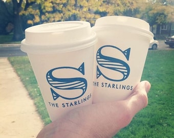 Personalized paper cups, disposable cups, custom coffee cups, hot chocolate cups, Wedding cups, reception cups, to go cup, personalized cups