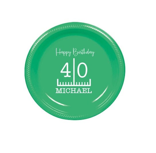 Birthday party plates 40th birthday party Football birthday party Football theme Tailgating Tailgate themed birthday party