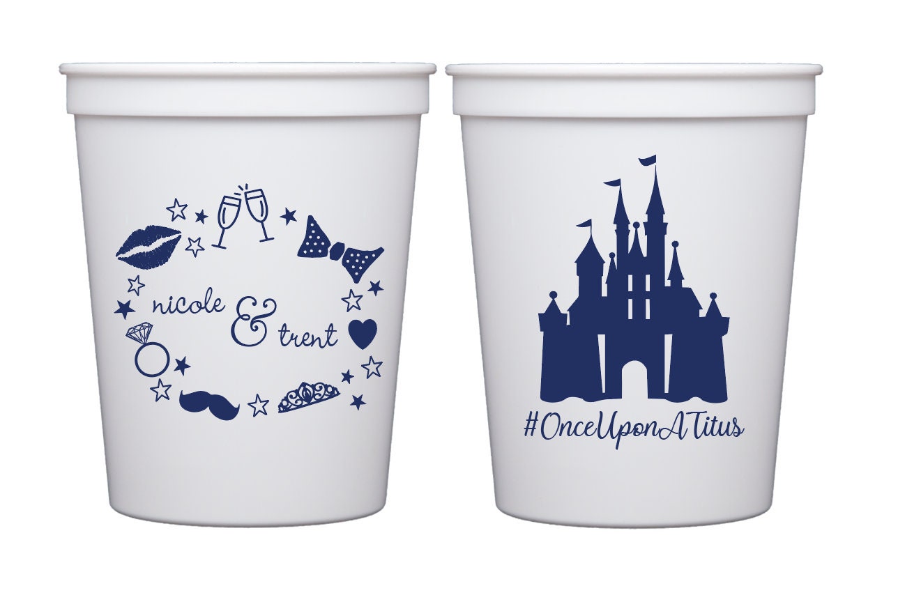 Fairytale Castle Cups Fairytale Wedding Cups Disney Themed