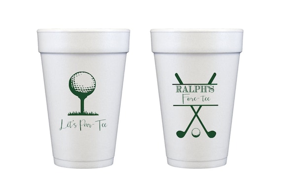 Golf 40th Birthday Cups, Lets Par Tee, Fore Tee Birthday, Golf Themed  Birthday, Personalized Birthday Cups, Adult Birthday Favor, Golf Cups 