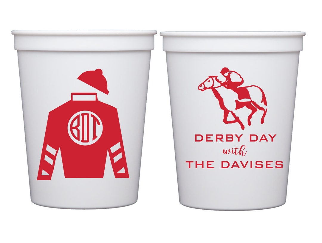 Kentucky Derby Cups, Derby Day Cups, Talk Derby to Me Cups, Jockey Cups