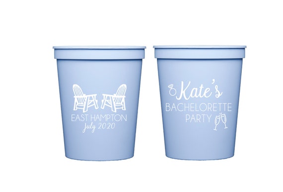Bachelorette cups, Personalized bachelorette party cups, Bachelorette favor, Lake trip cup, Lake bachelorette cup, Personalized plastic cups