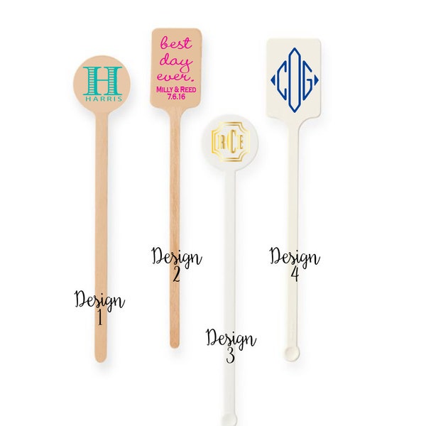 Personalized drink stirrers , wooden drink stirrer, monogrammed stirrer stick, custom stirrers, drink stirrers, wedding stirrer