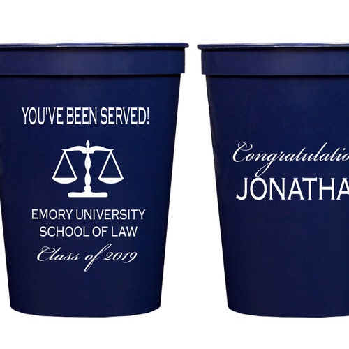 You've Been Served Law School Graduation Personalized Etsy